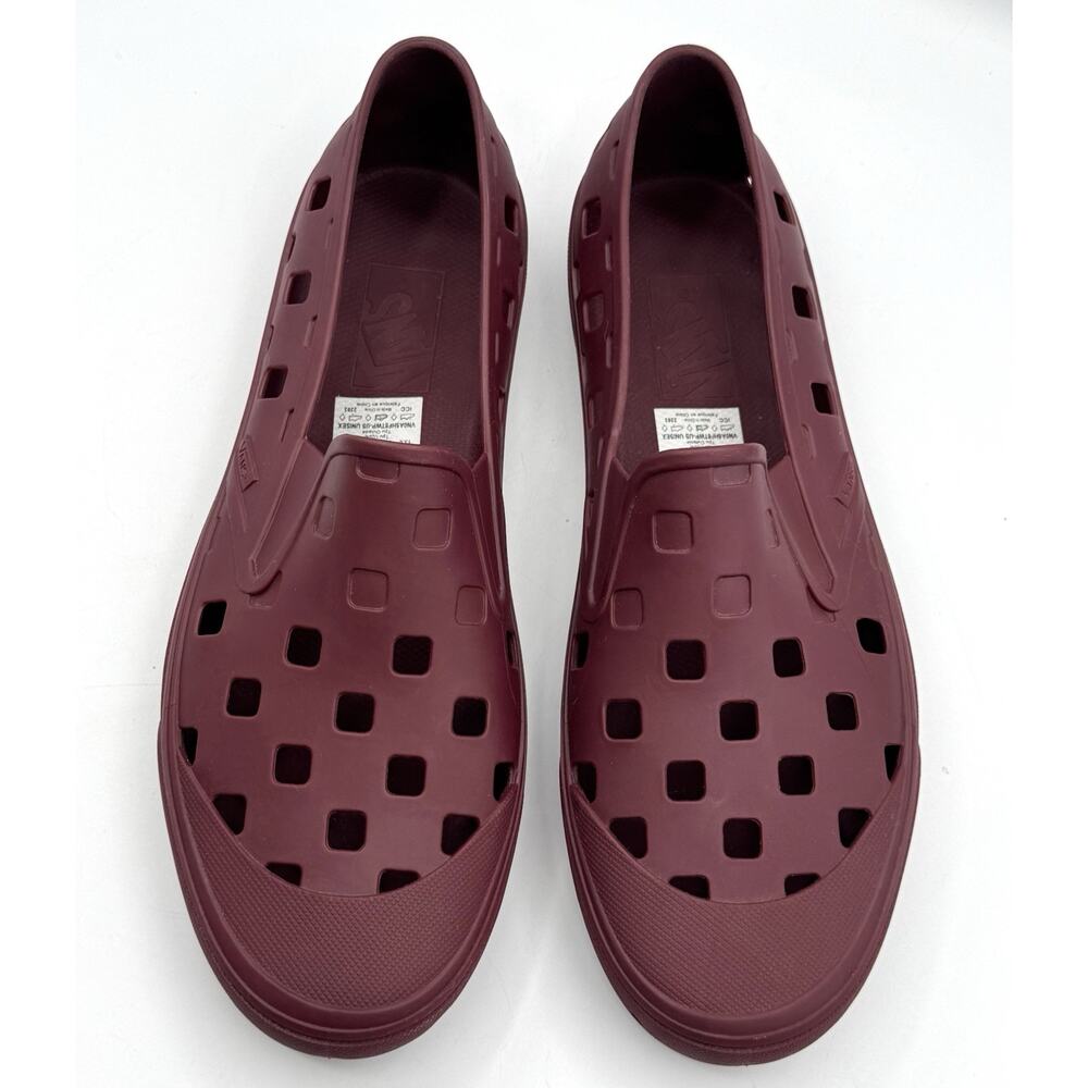 Vans Slip On TRK Water Shoes Men's Size 13 Trek Burgundy Maroon Slip On Rubber